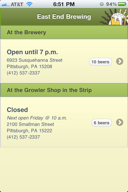 Find out if East End Brewing is open